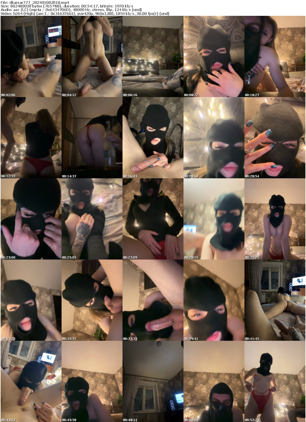 Preview thumb from dkarsar777 on 2024-01-08 @ bongacams