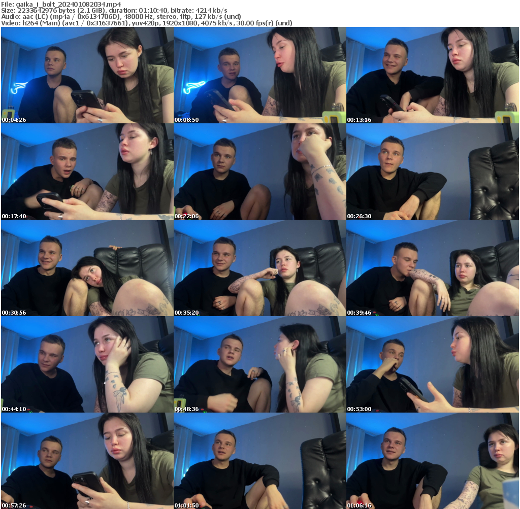 Preview thumb from gaika_i_bolt on 2024-01-08 @ bongacams