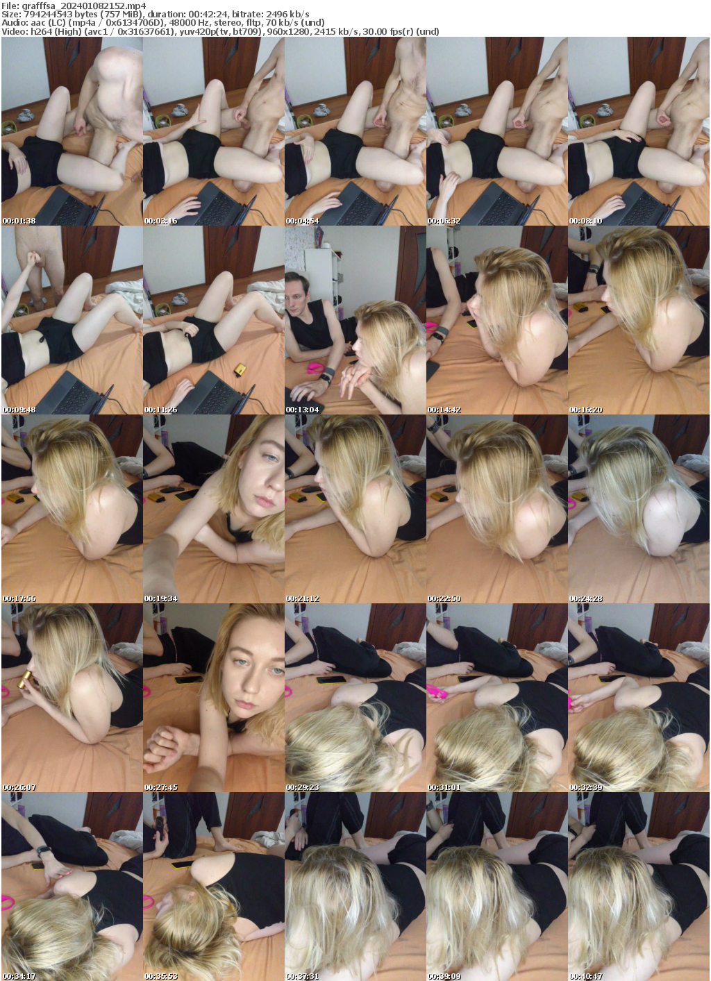 Preview thumb from grafffsa on 2024-01-08 @ bongacams