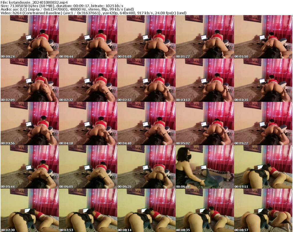 Preview thumb from kotandsusie on 2024-01-08 @ bongacams