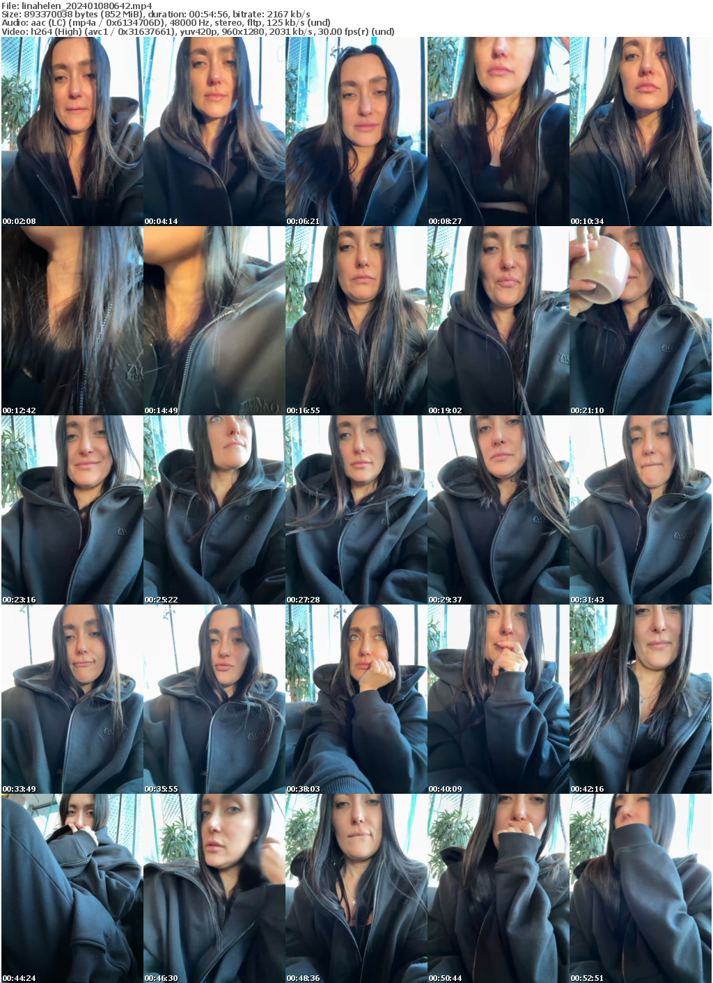 Preview thumb from linahelen on 2024-01-08 @ bongacams