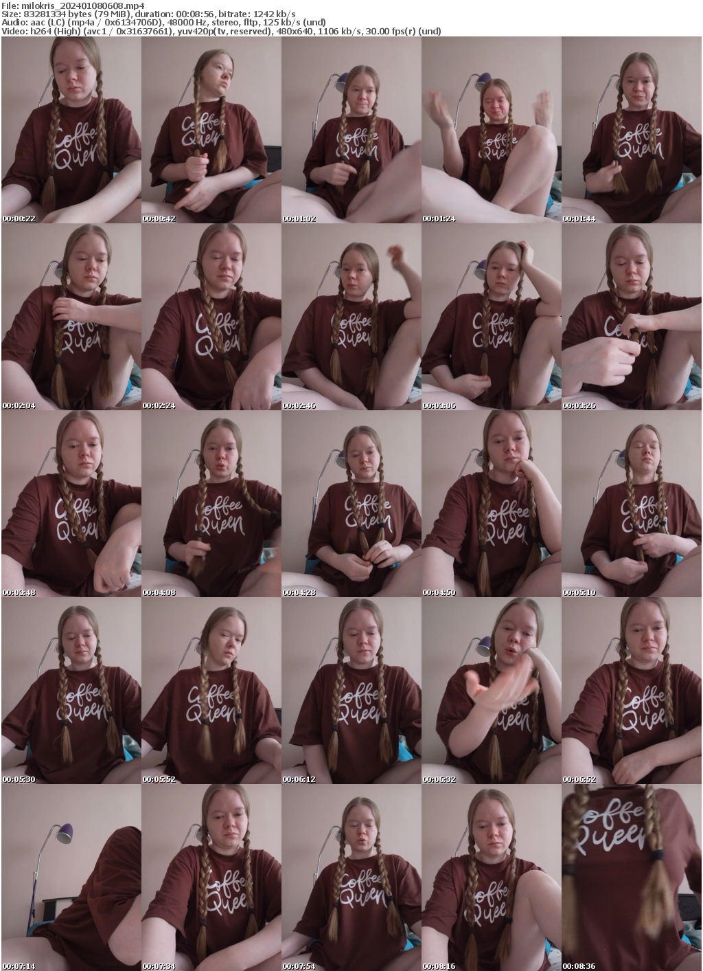 Preview thumb from milokris on 2024-01-08 @ bongacams