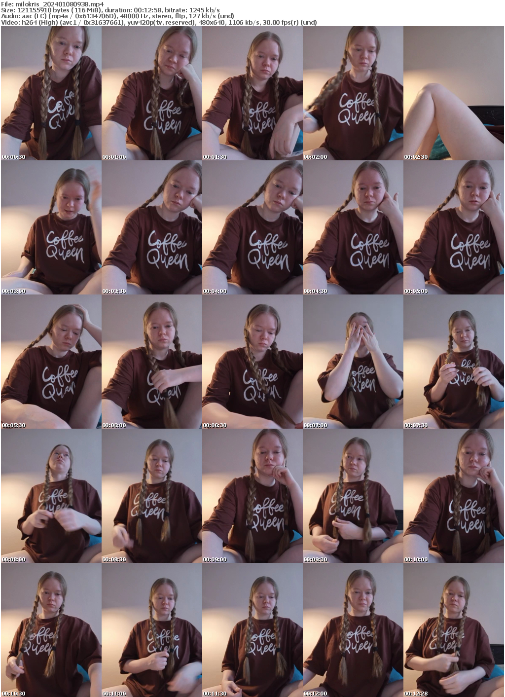 Preview thumb from milokris on 2024-01-08 @ bongacams