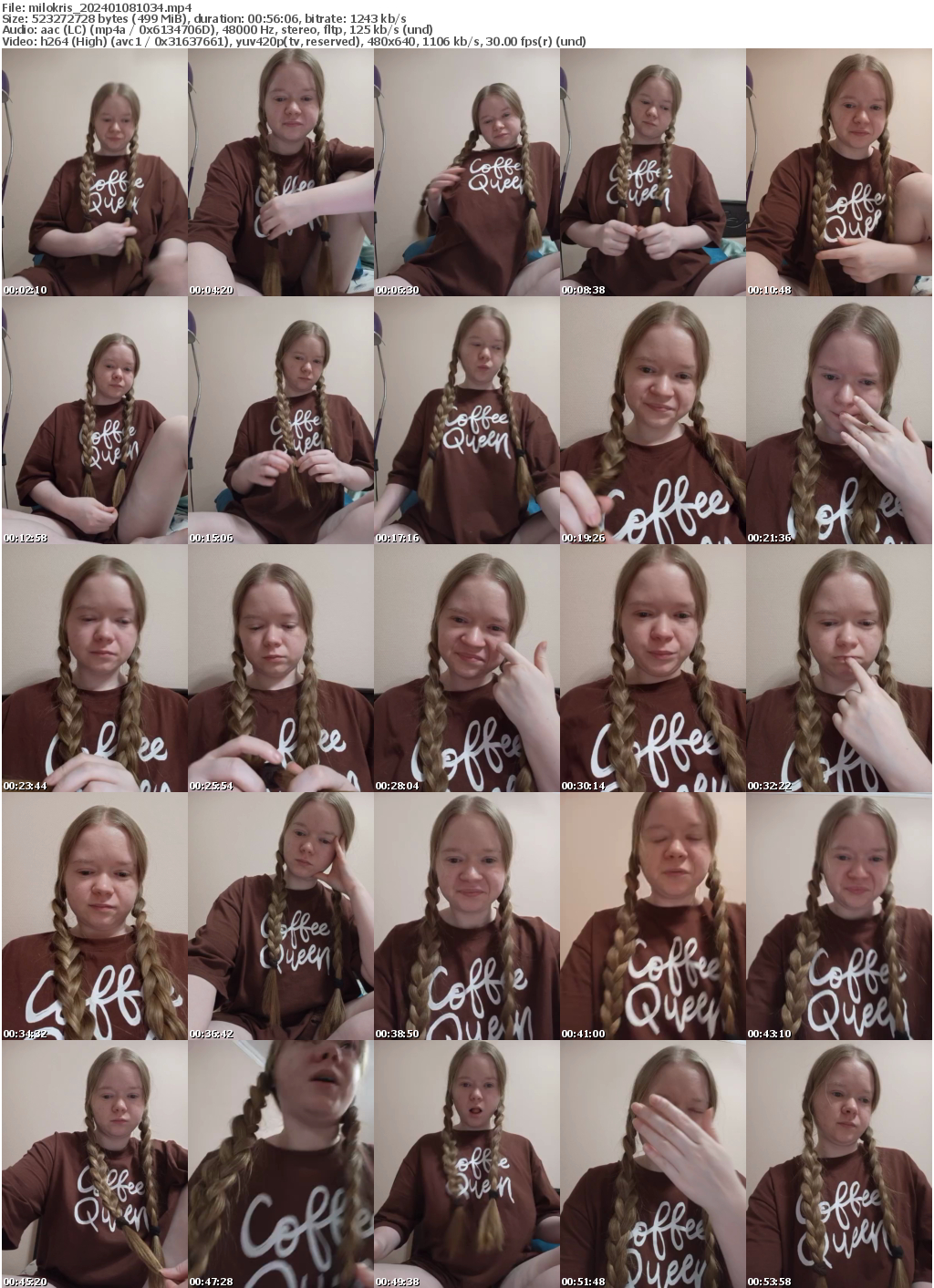 Preview thumb from milokris on 2024-01-08 @ bongacams