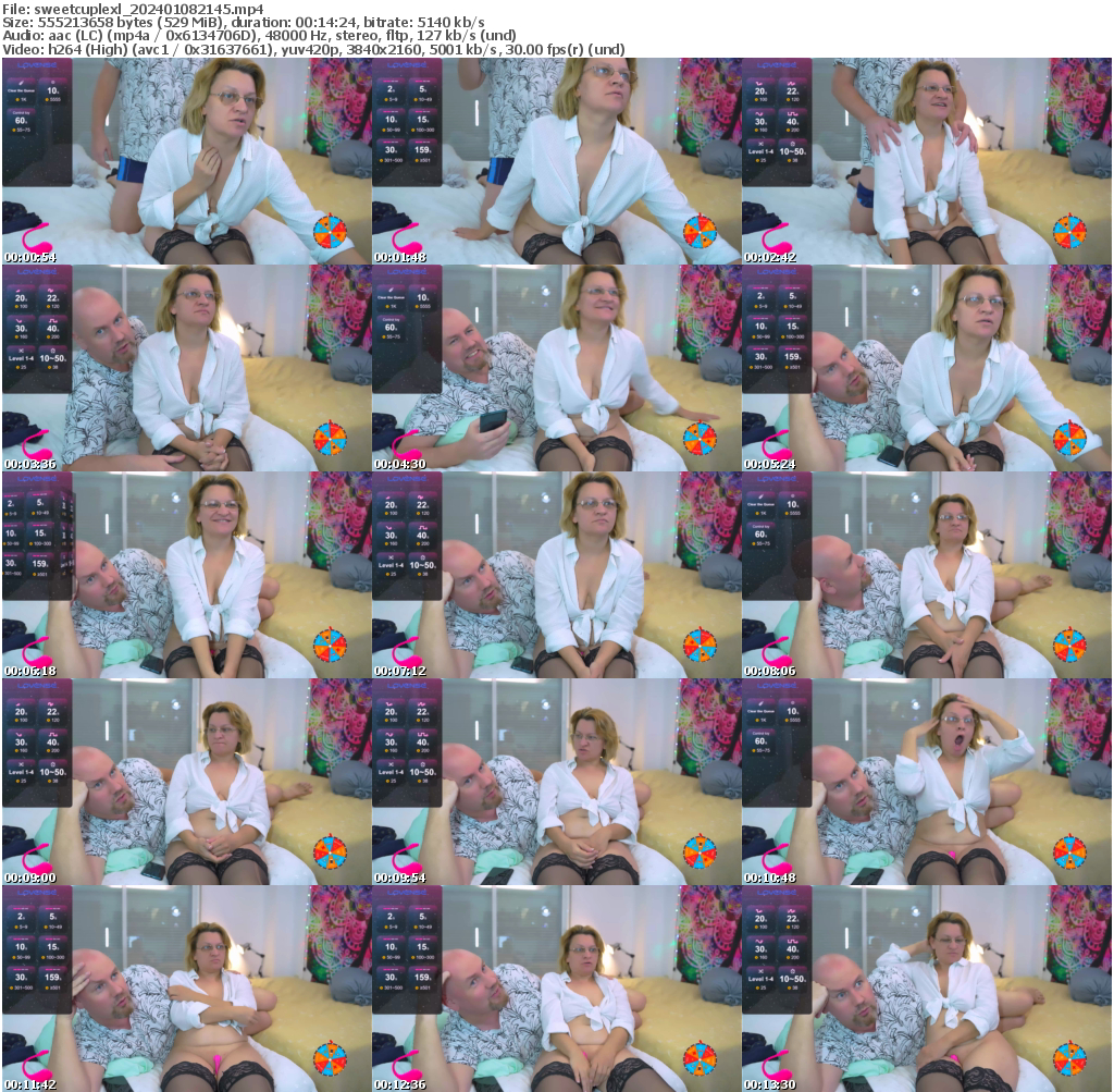 Preview thumb from sweetcuplexl on 2024-01-08 @ bongacams