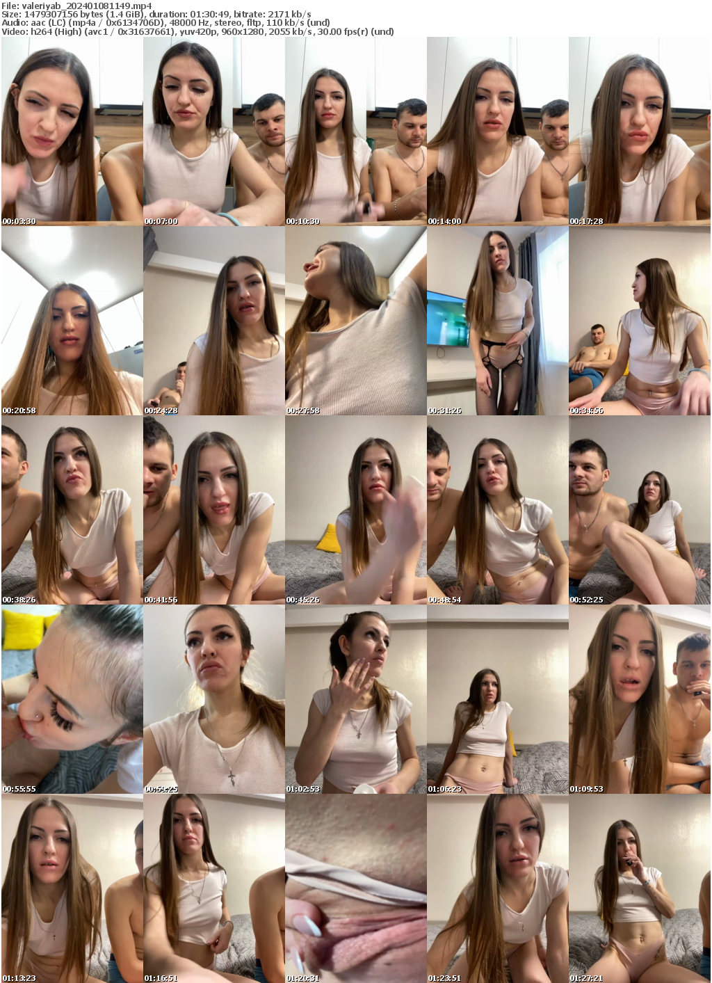 Preview thumb from valeriyab on 2024-01-08 @ bongacams