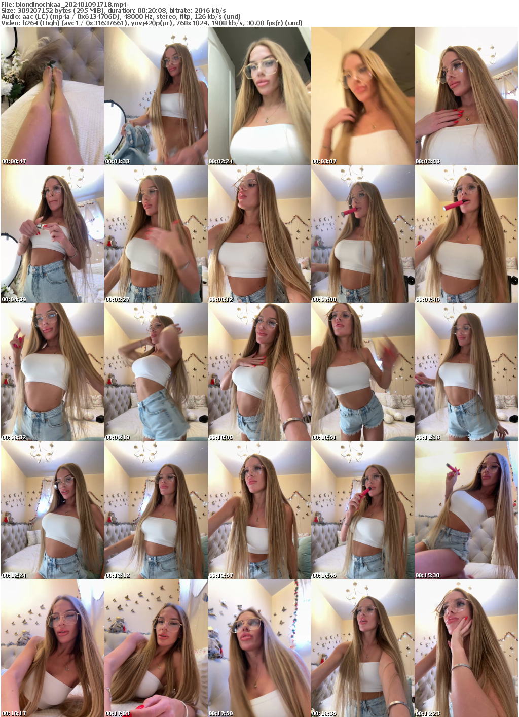 Preview thumb from blondinochkaa on 2024-01-09 @ bongacams