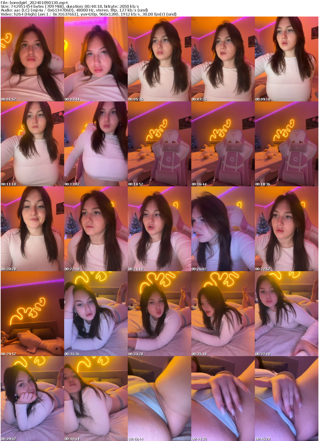 Preview thumb from boredgirl on 2024-01-09 @ bongacams