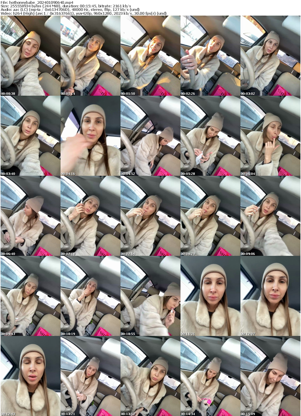 Preview thumb from hothoneybabe on 2024-01-09 @ bongacams