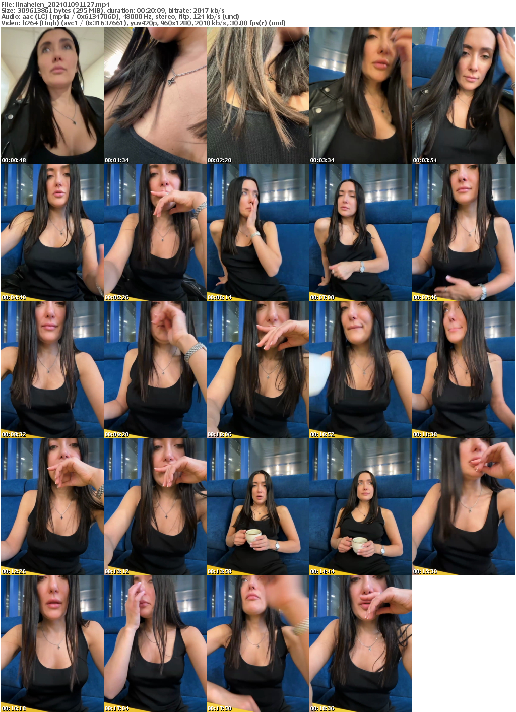 Preview thumb from linahelen on 2024-01-09 @ bongacams