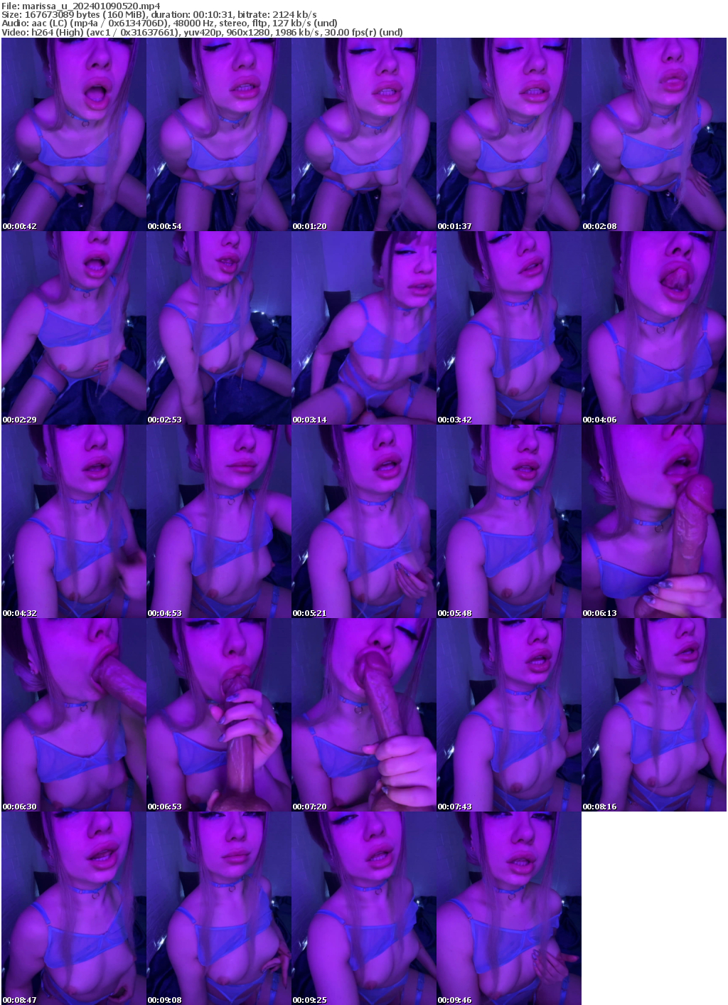 Preview thumb from marissa_u on 2024-01-09 @ bongacams