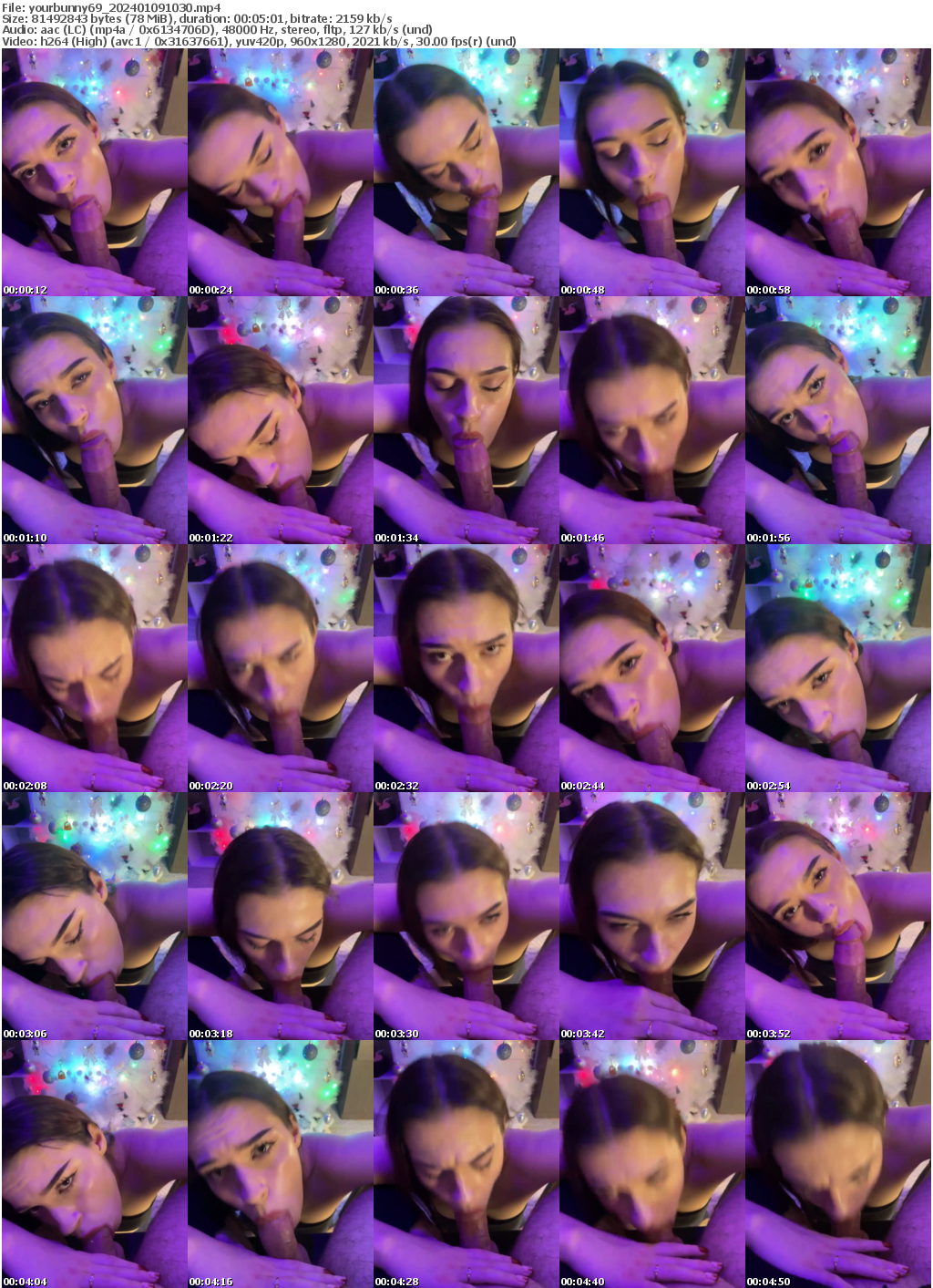 Preview thumb from yourbunny69 on 2024-01-09 @ bongacams