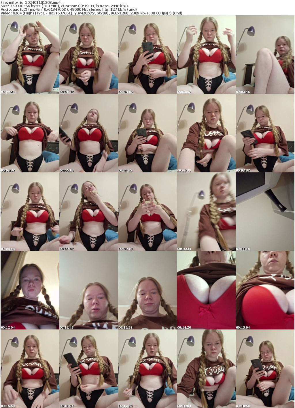 Preview thumb from milokris on 2024-01-10 @ bongacams