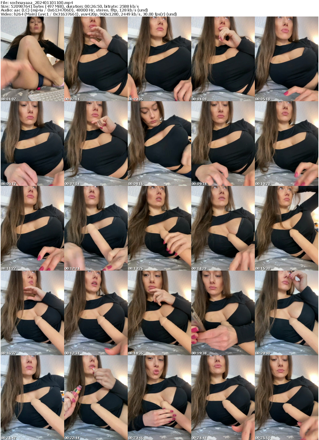 Preview thumb from sochnayaaa on 2024-01-10 @ bongacams