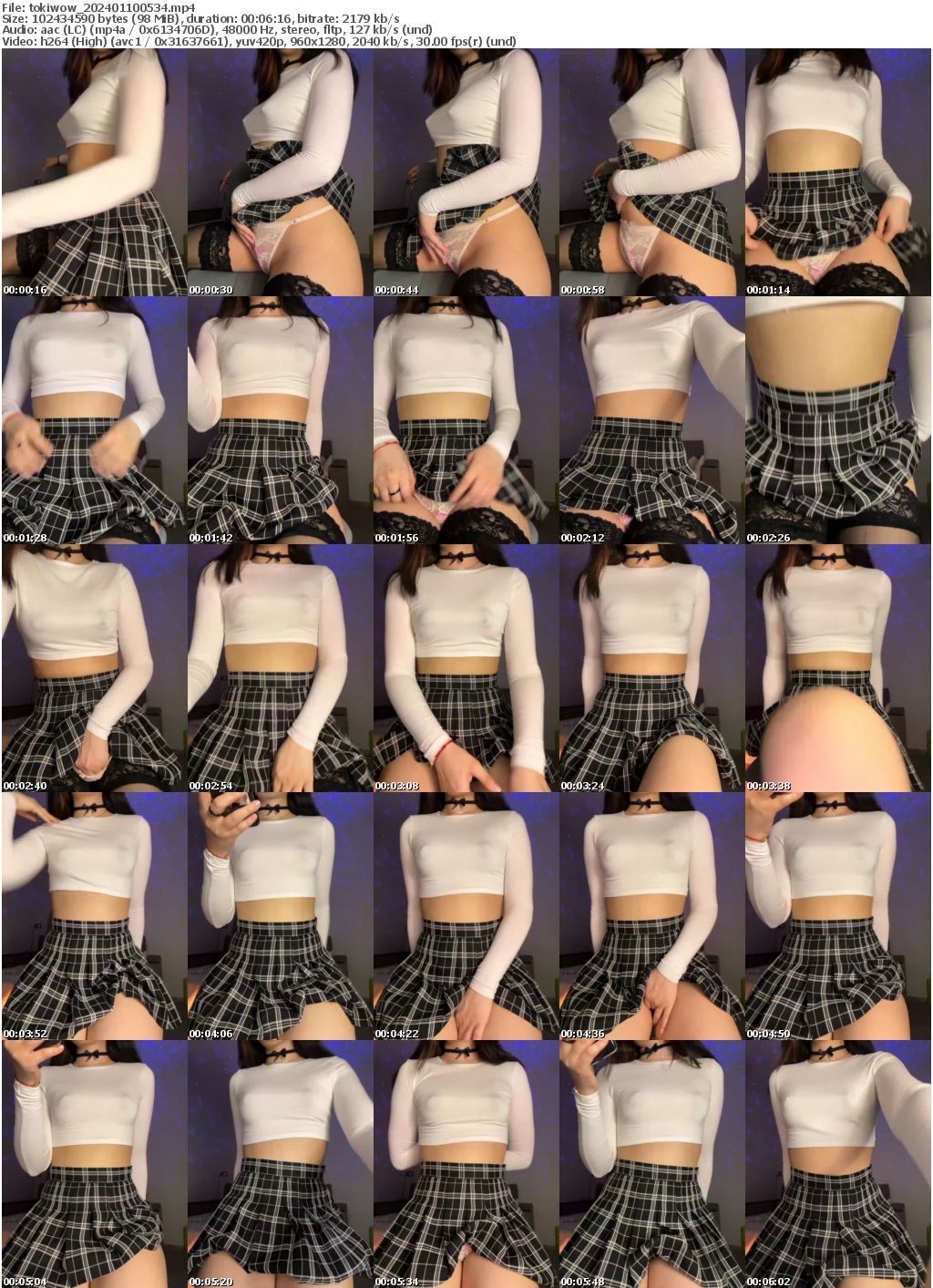 Preview thumb from tokiwow on 2024-01-10 @ bongacams