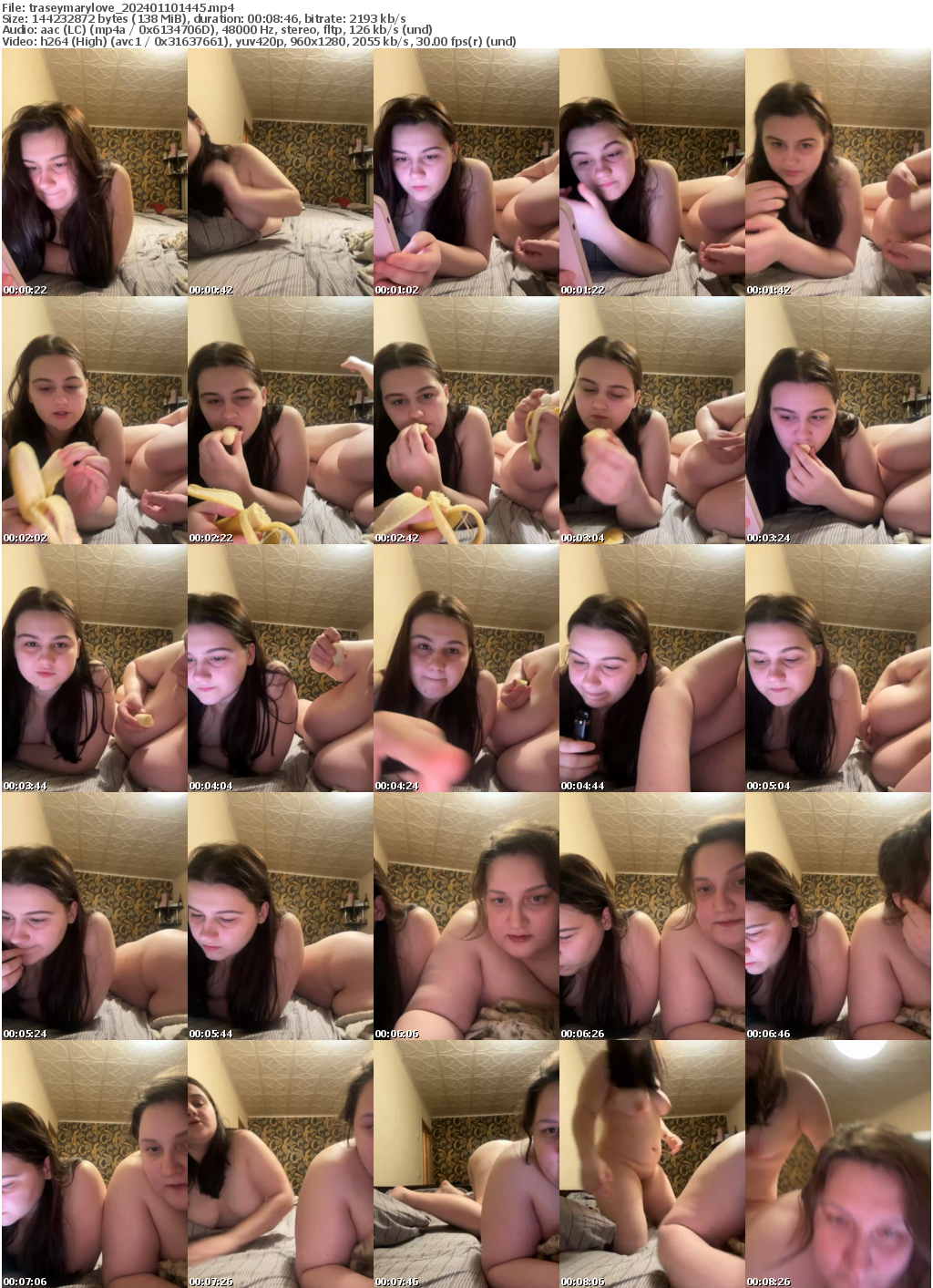 Preview thumb from traseymarylove on 2024-01-10 @ bongacams