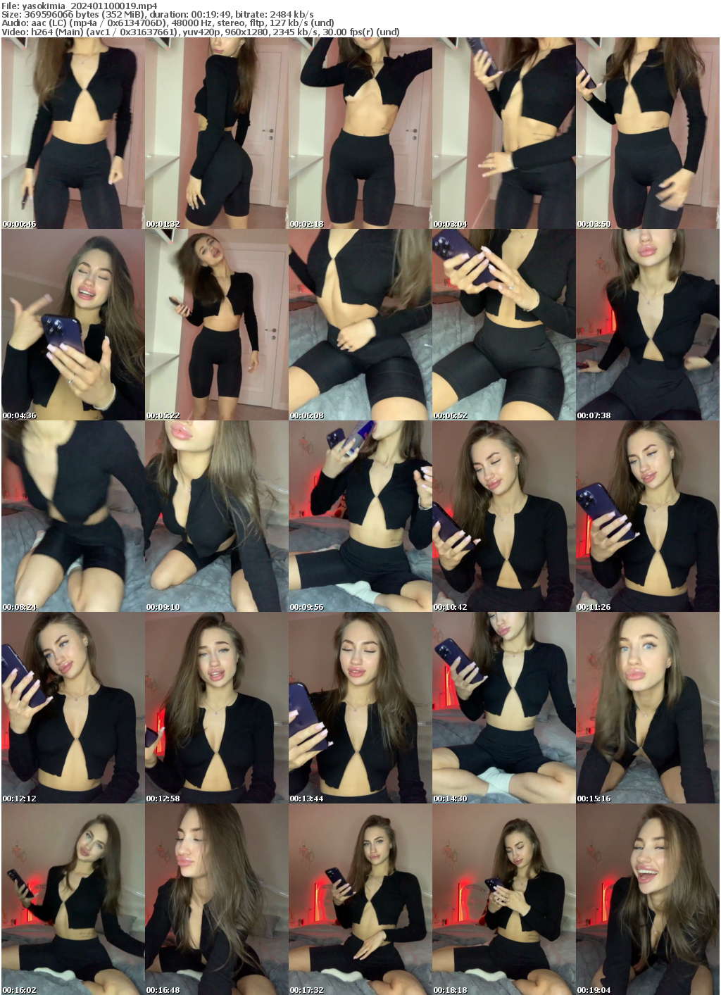 Preview thumb from yasokimia on 2024-01-10 @ bongacams