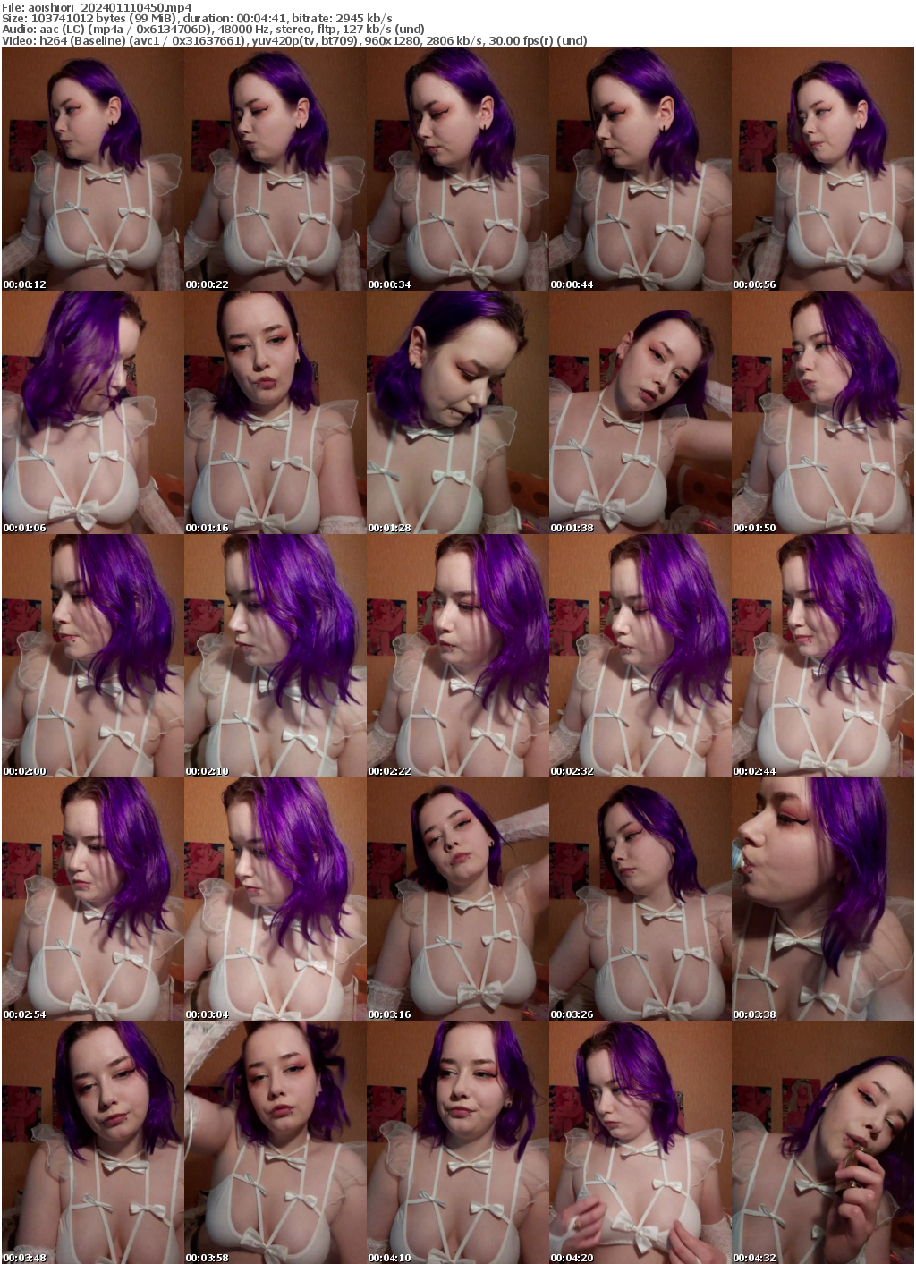 Preview thumb from aoishiori on 2024-01-11 @ bongacams