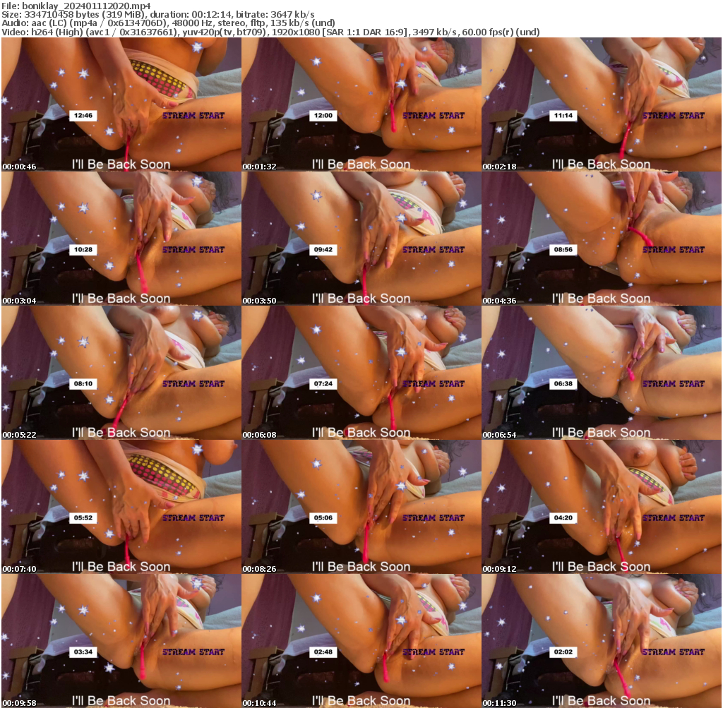 Preview thumb from boniklay on 2024-01-11 @ bongacams