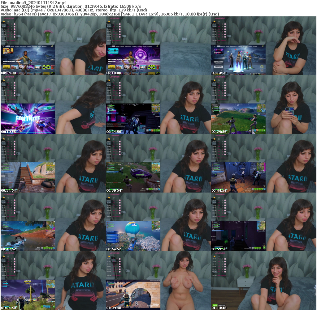 Preview thumb from madina3 on 2024-01-11 @ bongacams