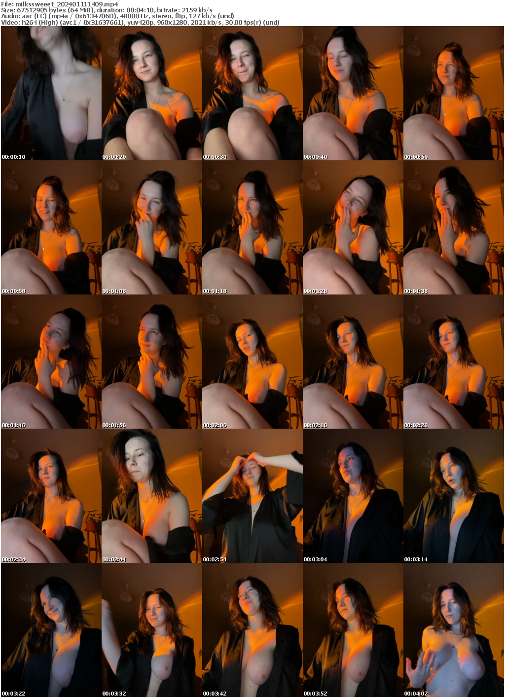 Preview thumb from milkssweeet on 2024-01-11 @ bongacams