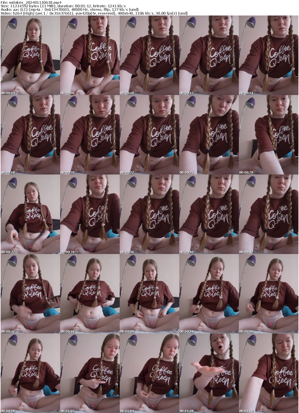 Preview thumb from milokris on 2024-01-11 @ bongacams