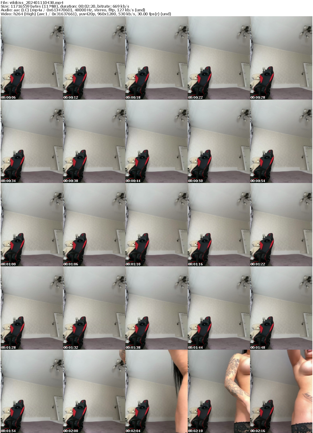 Preview thumb from vikikiss on 2024-01-11 @ bongacams