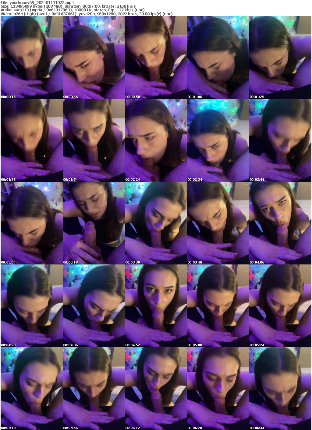 Preview thumb from yourbunny69 on 2024-01-11 @ bongacams