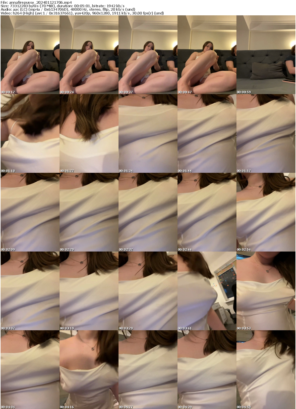 Preview thumb from annafirepussy on 2024-01-12 @ bongacams