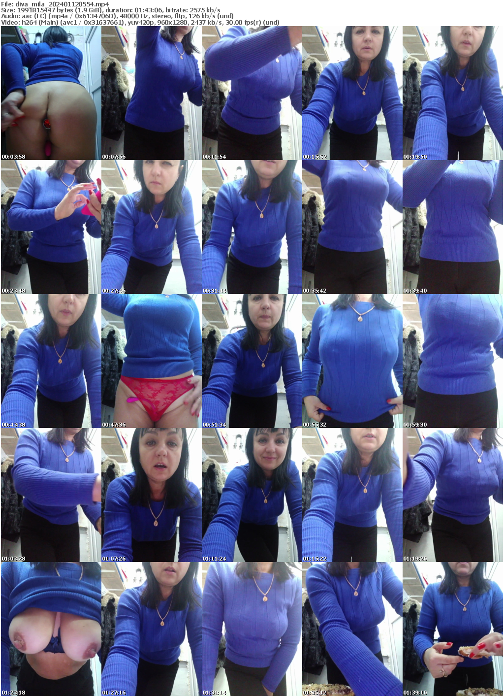 Preview thumb from diva_mila on 2024-01-12 @ bongacams