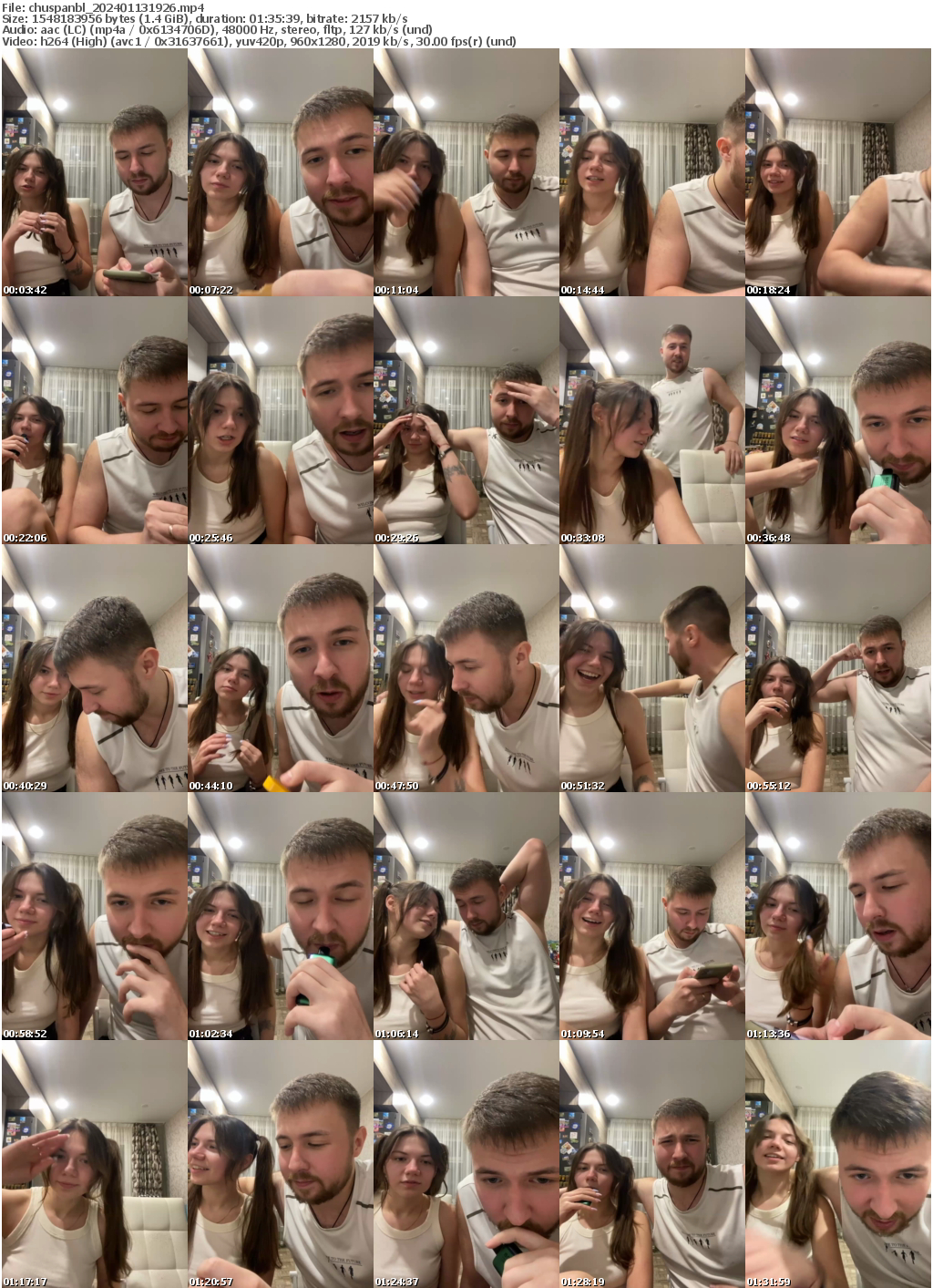 Preview thumb from chuspanbl on 2024-01-13 @ bongacams