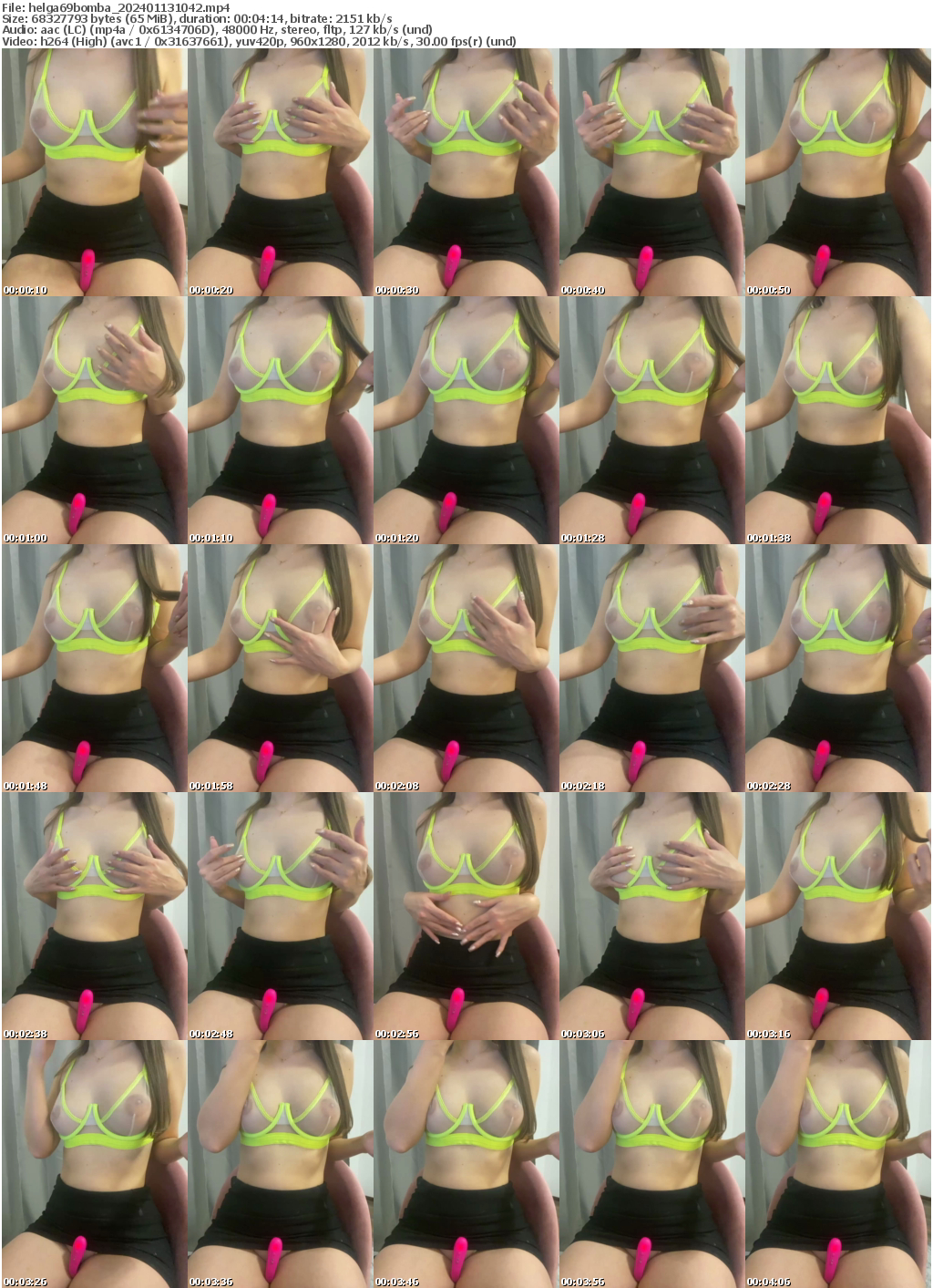 Preview thumb from helga69bomba on 2024-01-13 @ bongacams