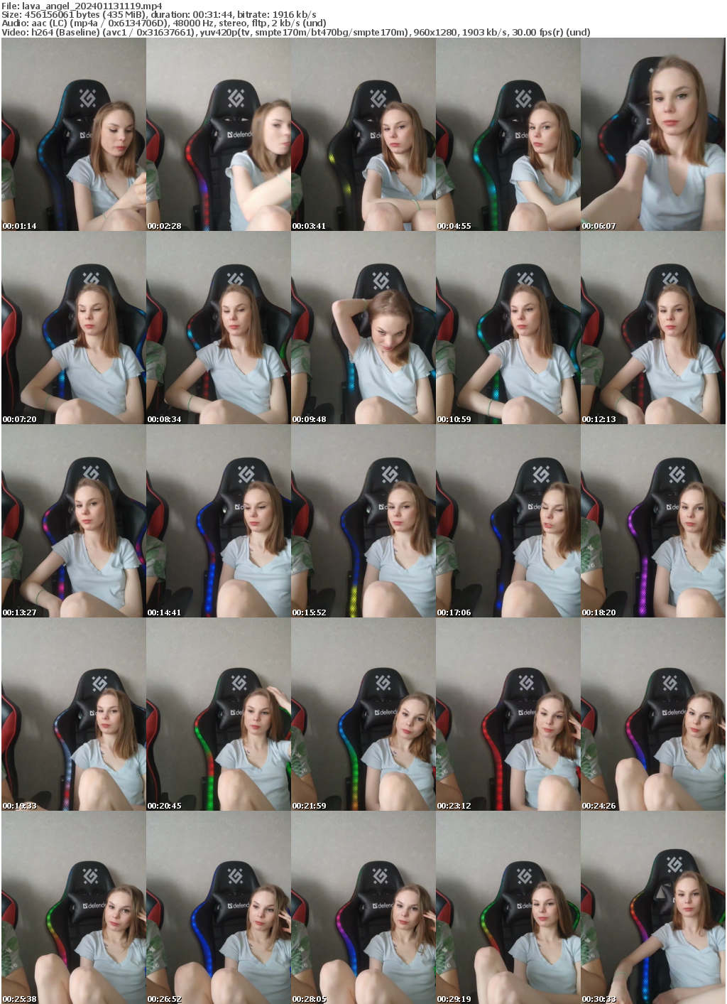 Preview thumb from lava_angel on 2024-01-13 @ bongacams