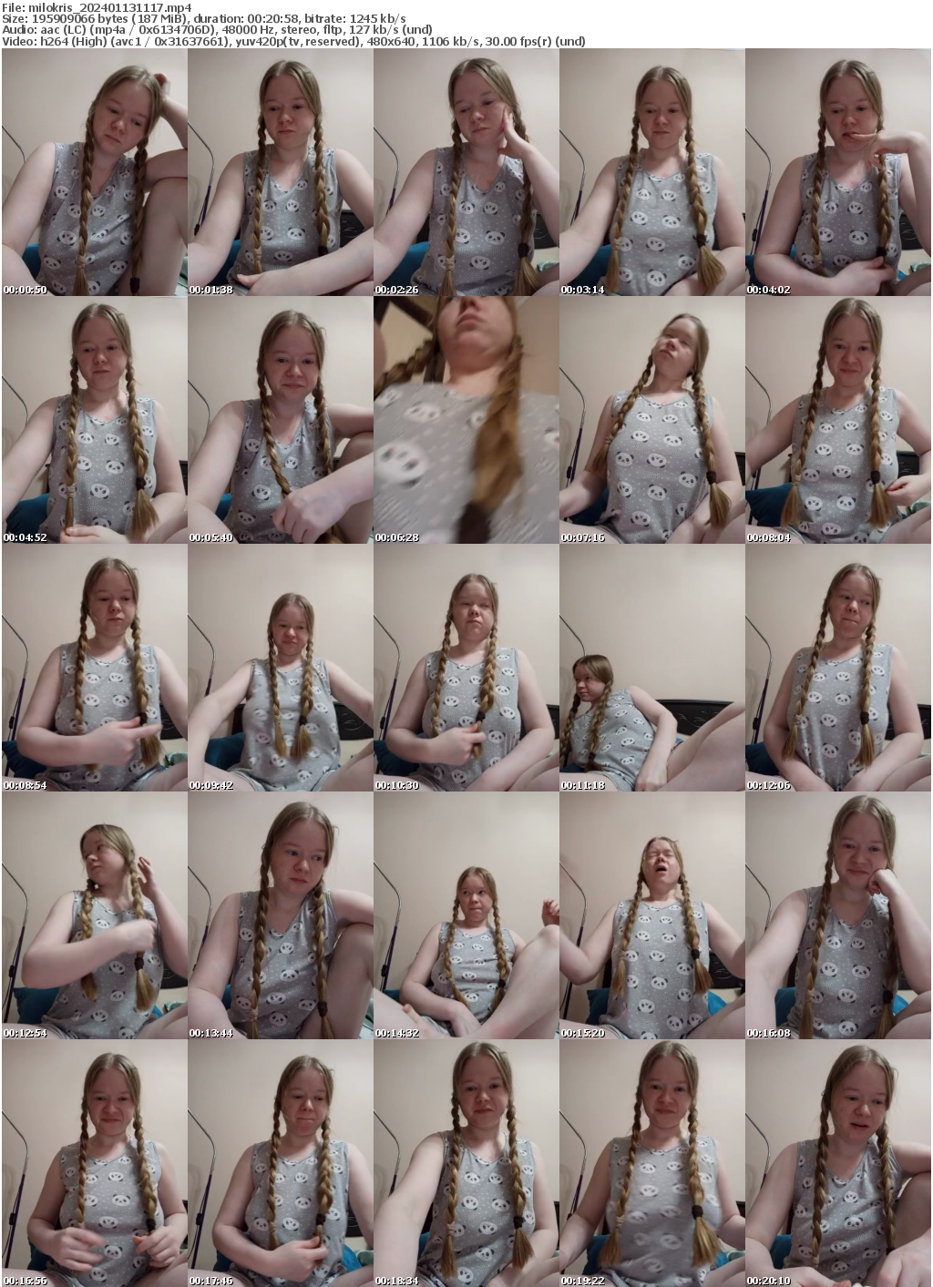 Preview thumb from milokris on 2024-01-13 @ bongacams