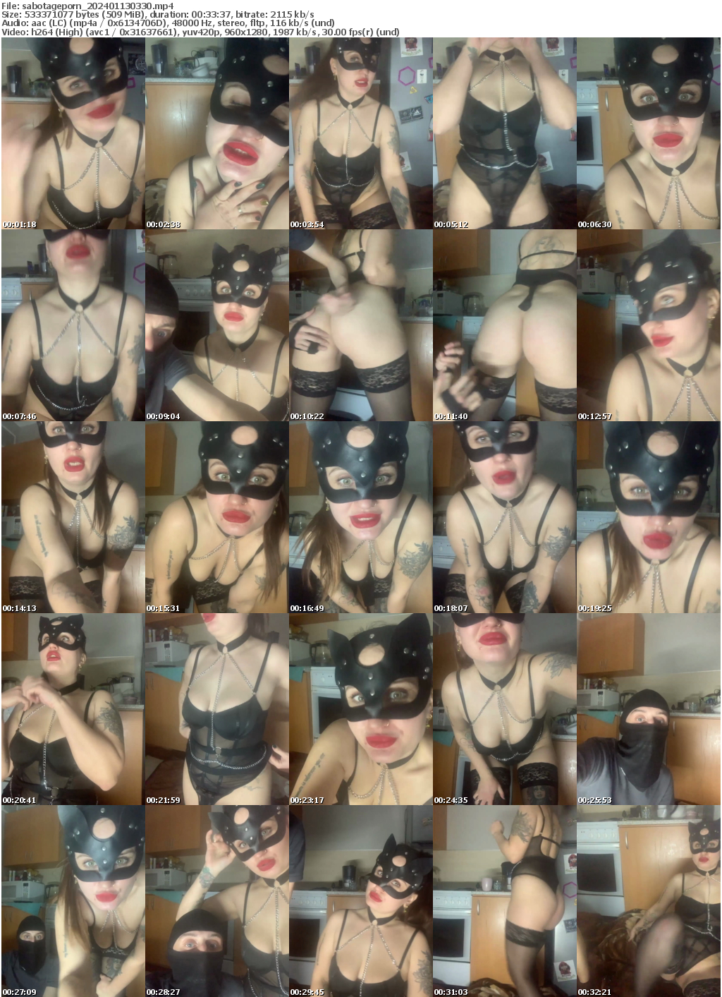 Preview thumb from sabotageporn on 2024-01-13 @ bongacams