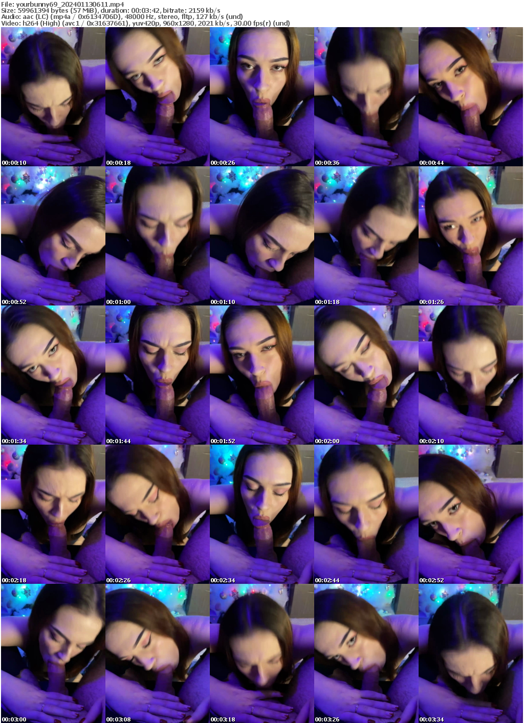 Preview thumb from yourbunny69 on 2024-01-13 @ bongacams