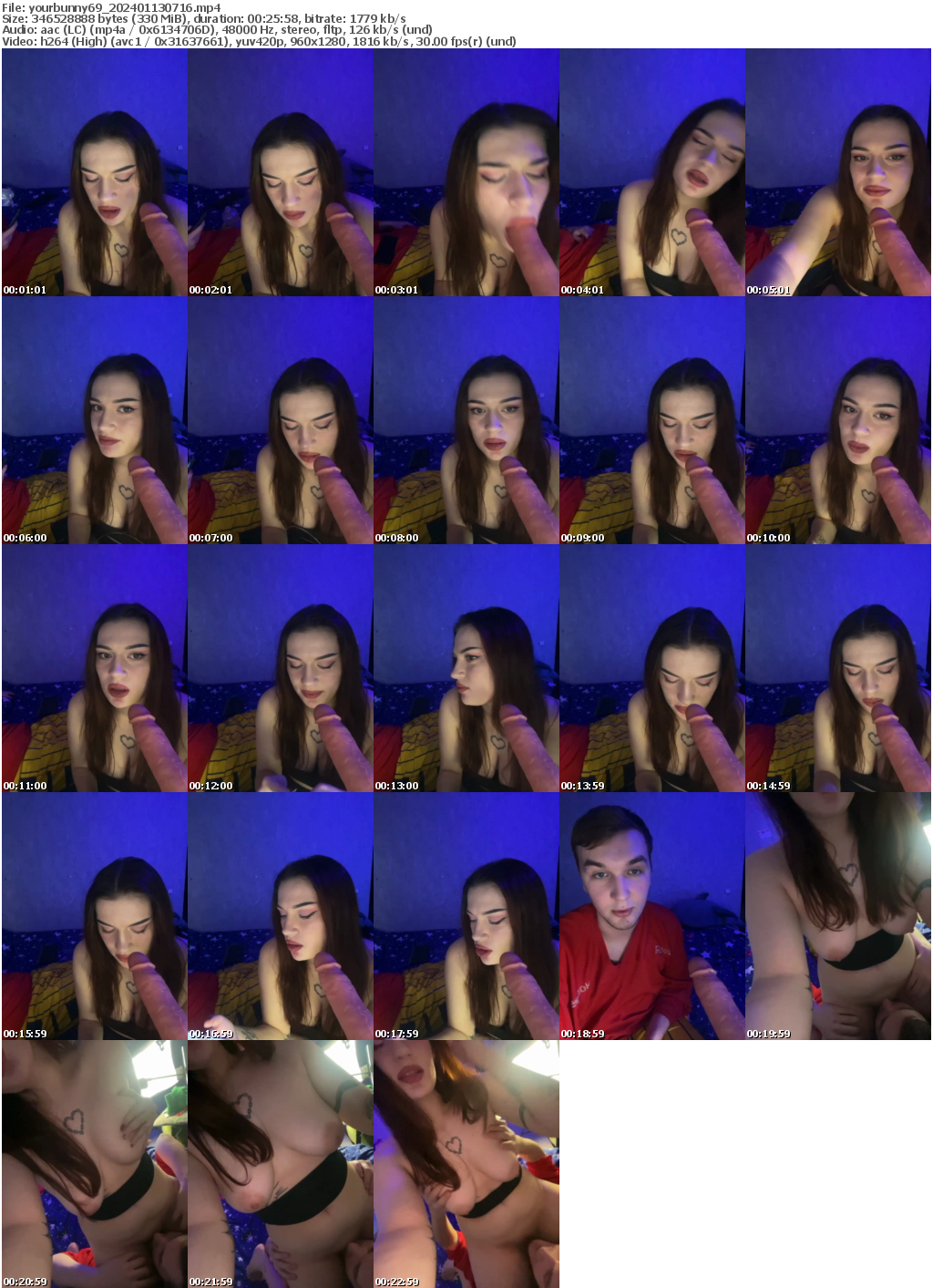 Preview thumb from yourbunny69 on 2024-01-13 @ bongacams