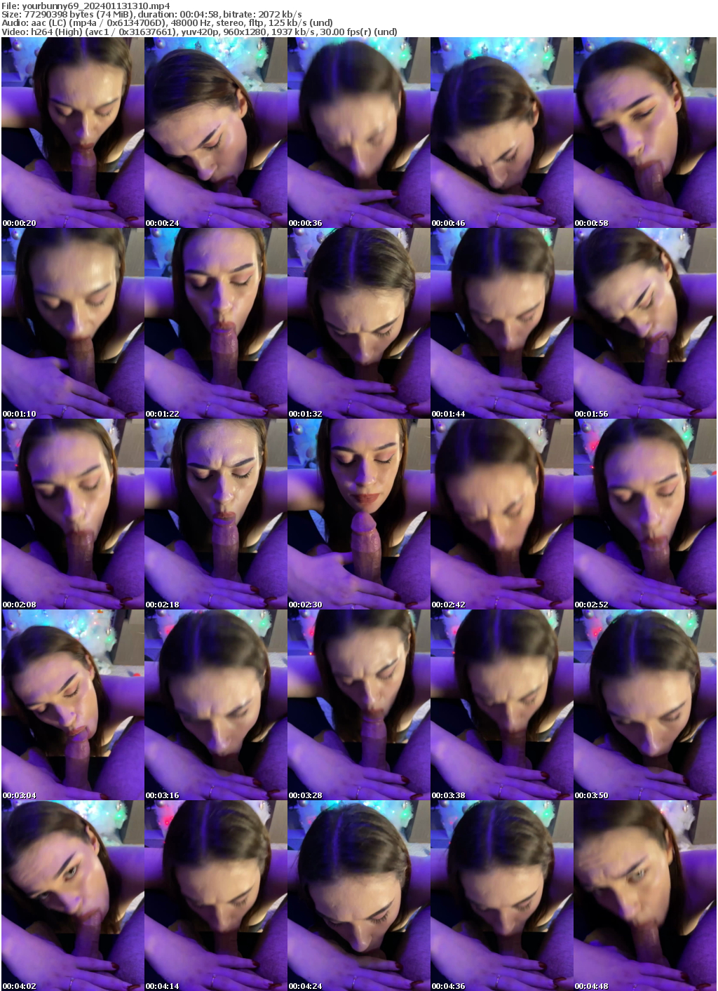 Preview thumb from yourbunny69 on 2024-01-13 @ bongacams