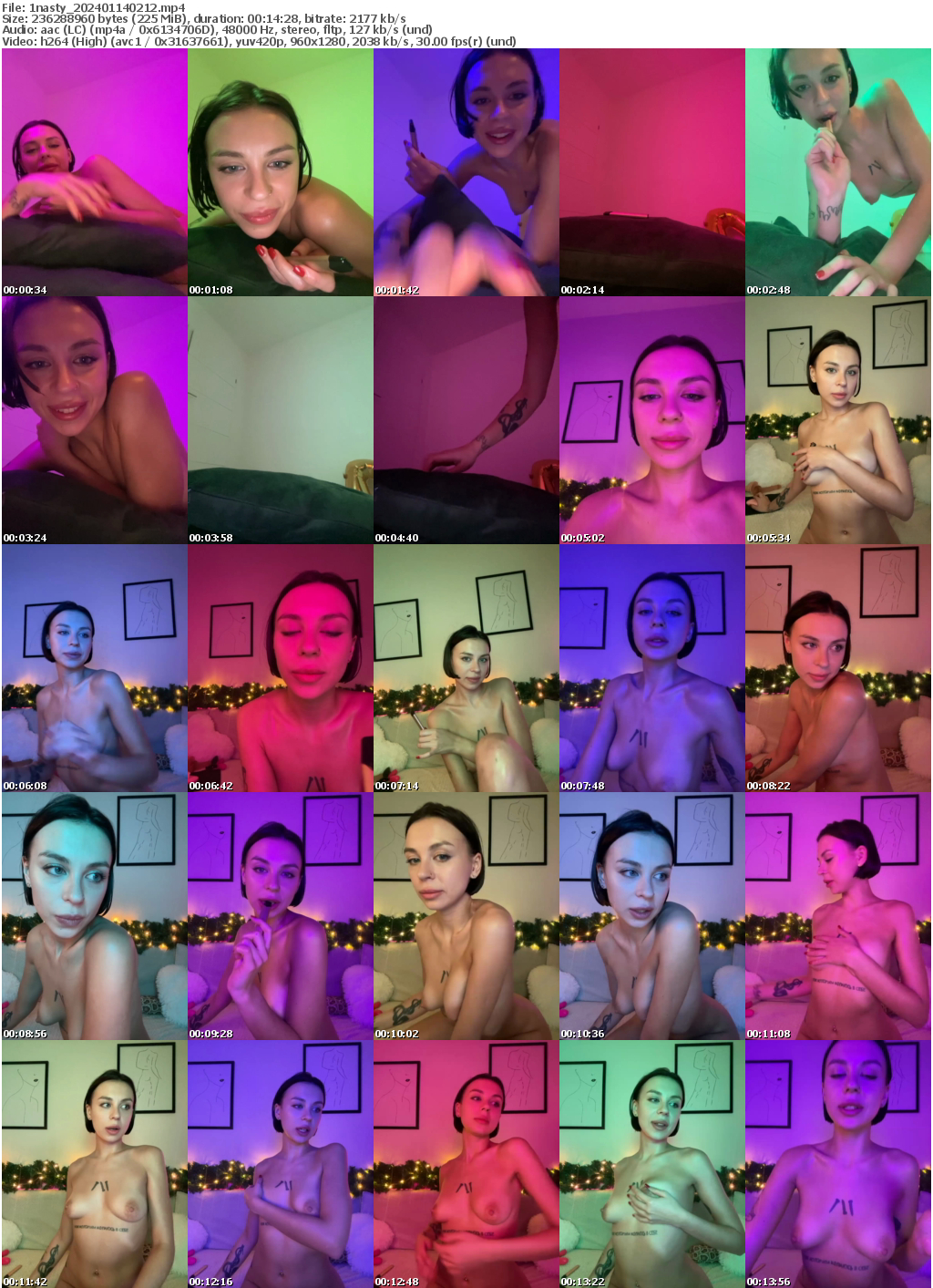 Preview thumb from 1nasty on 2024-01-14 @ bongacams