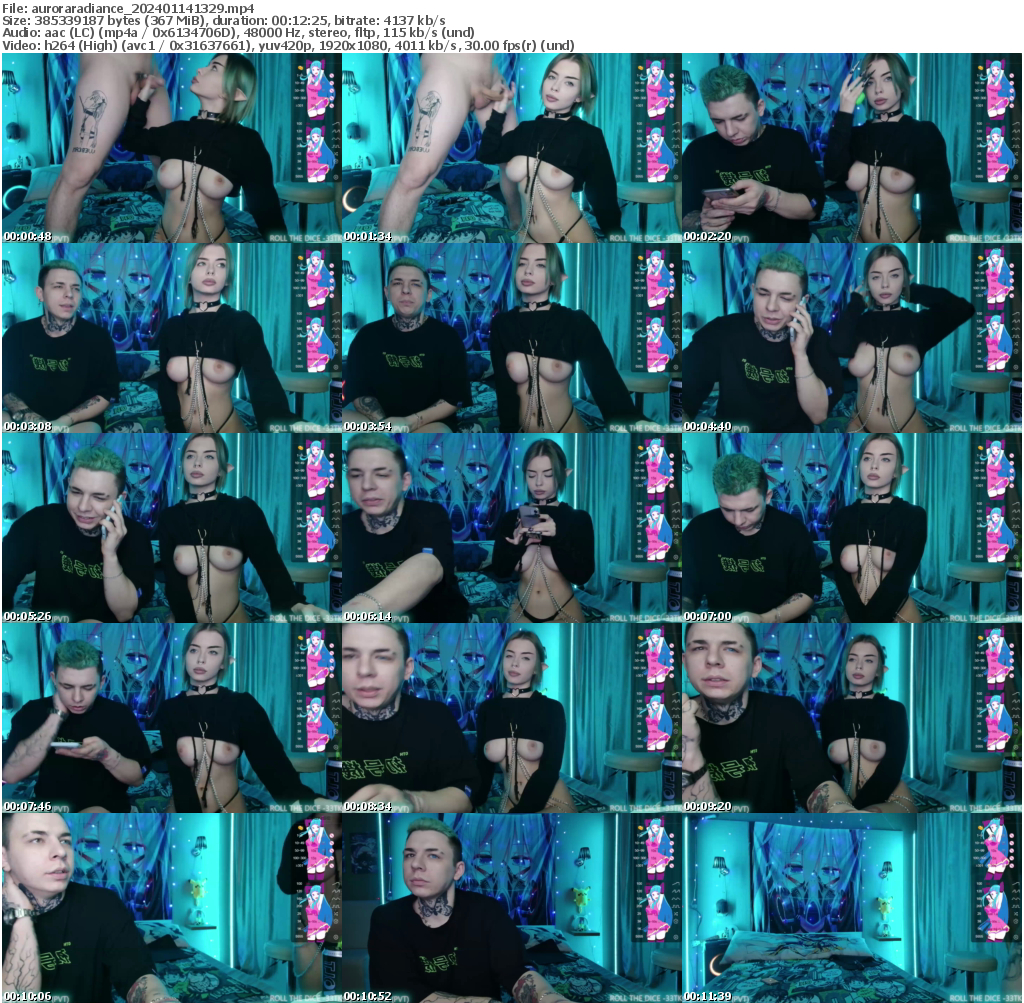 Preview thumb from auroraradiance on 2024-01-14 @ bongacams