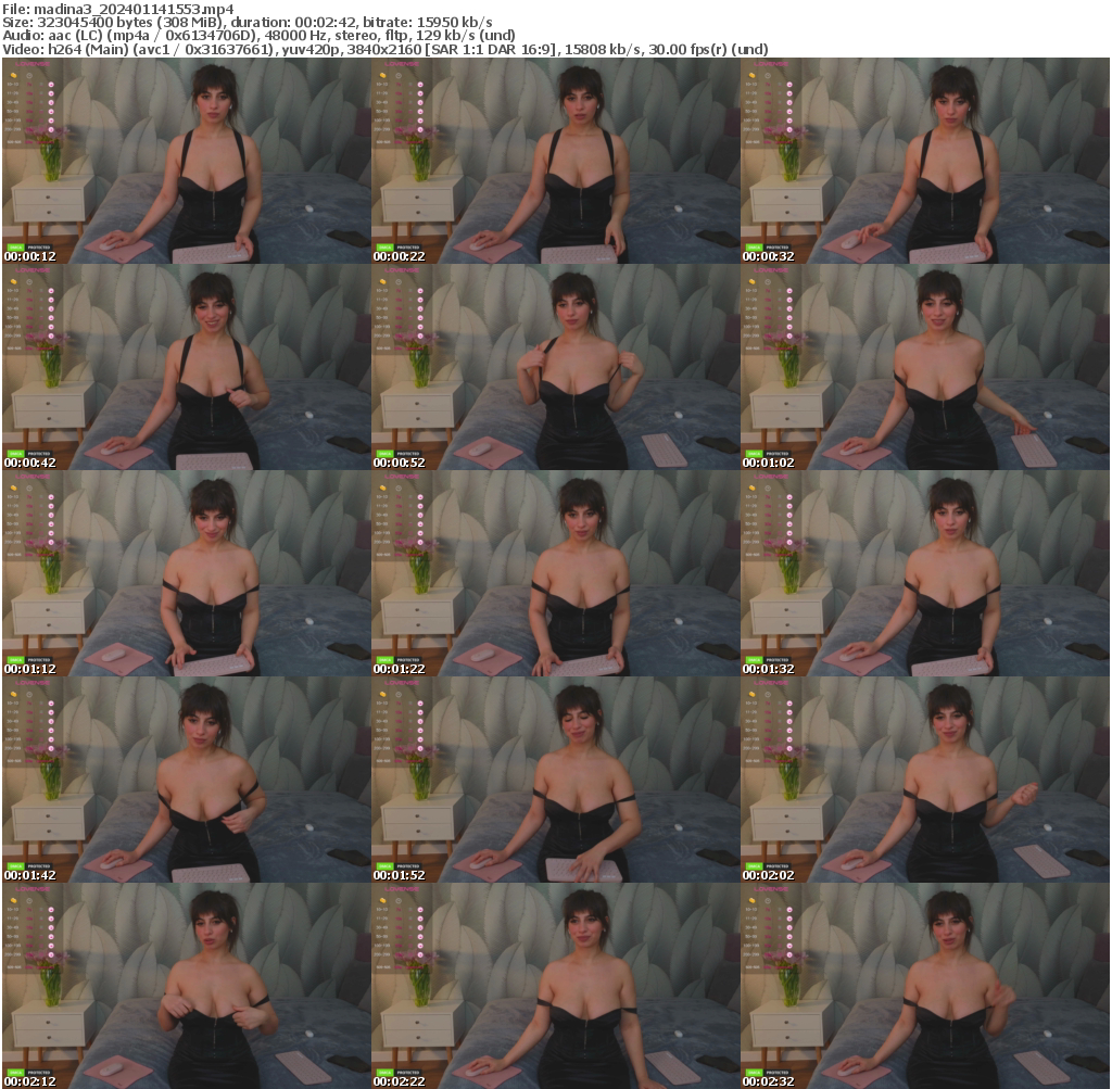 Preview thumb from madina3 on 2024-01-14 @ bongacams