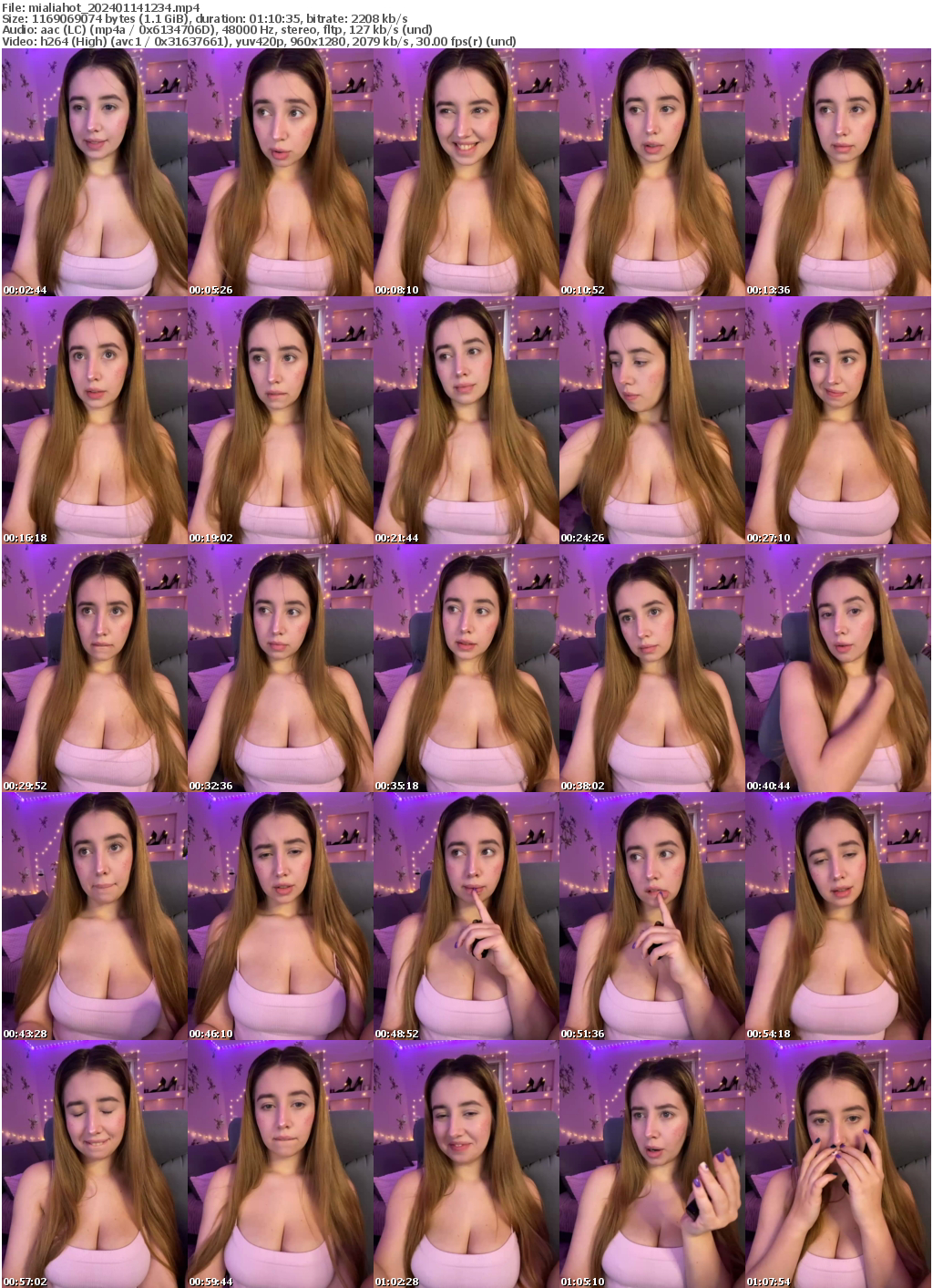 Preview thumb from mialiahot on 2024-01-14 @ bongacams