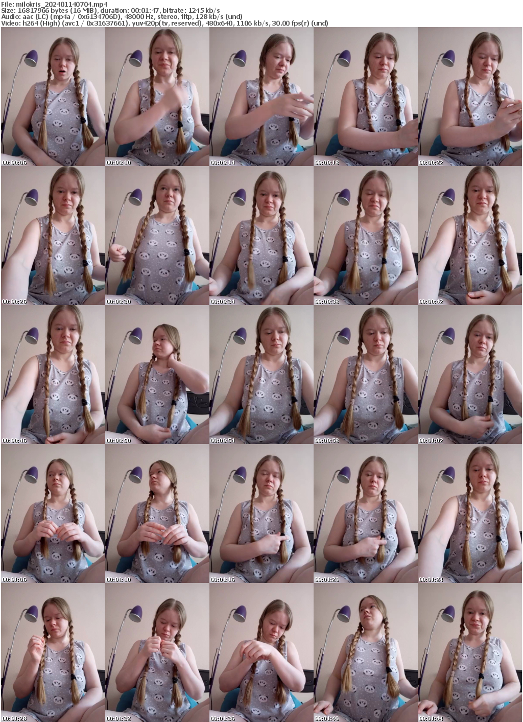 Preview thumb from milokris on 2024-01-14 @ bongacams