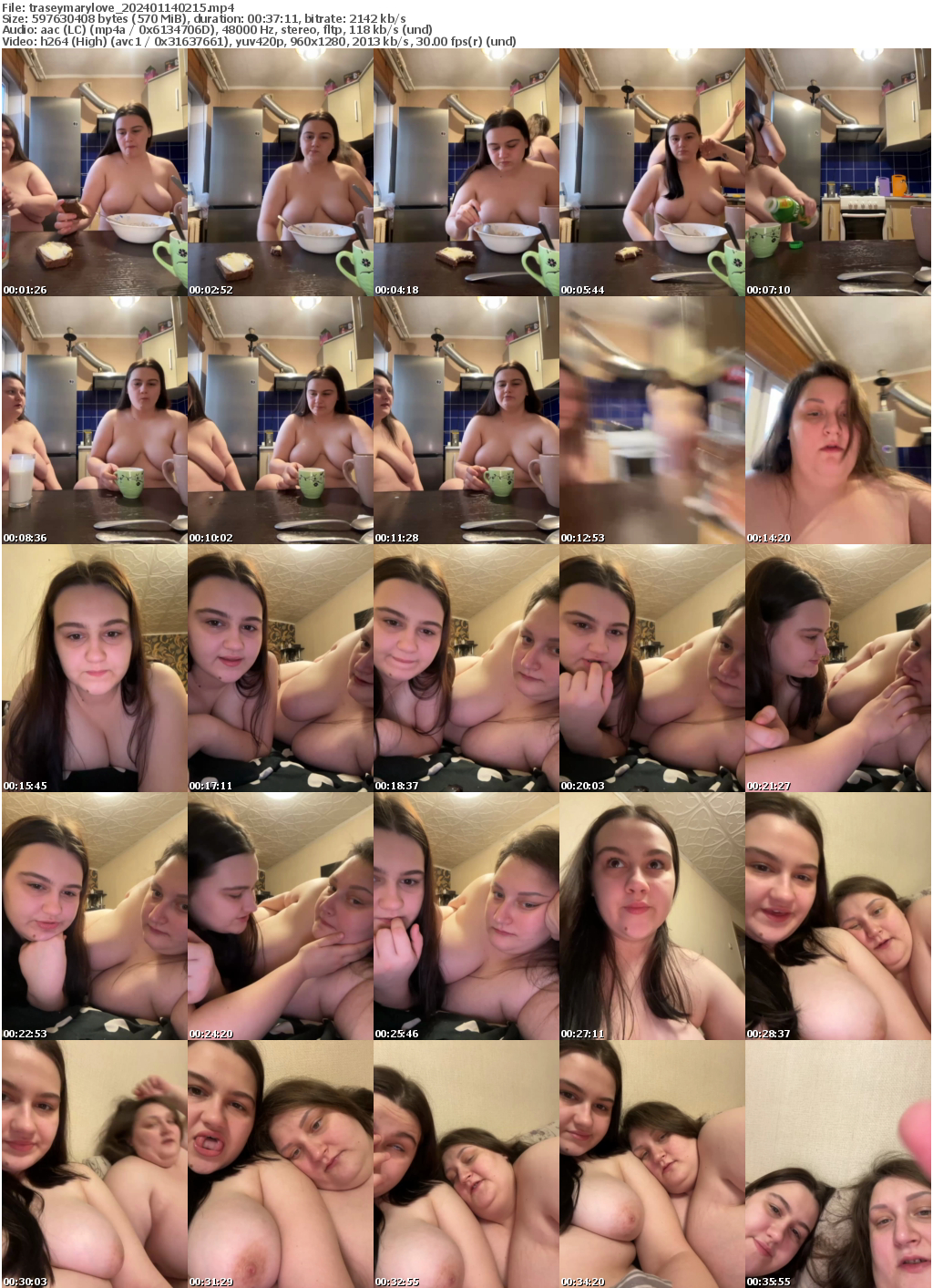 Preview thumb from traseymarylove on 2024-01-14 @ bongacams