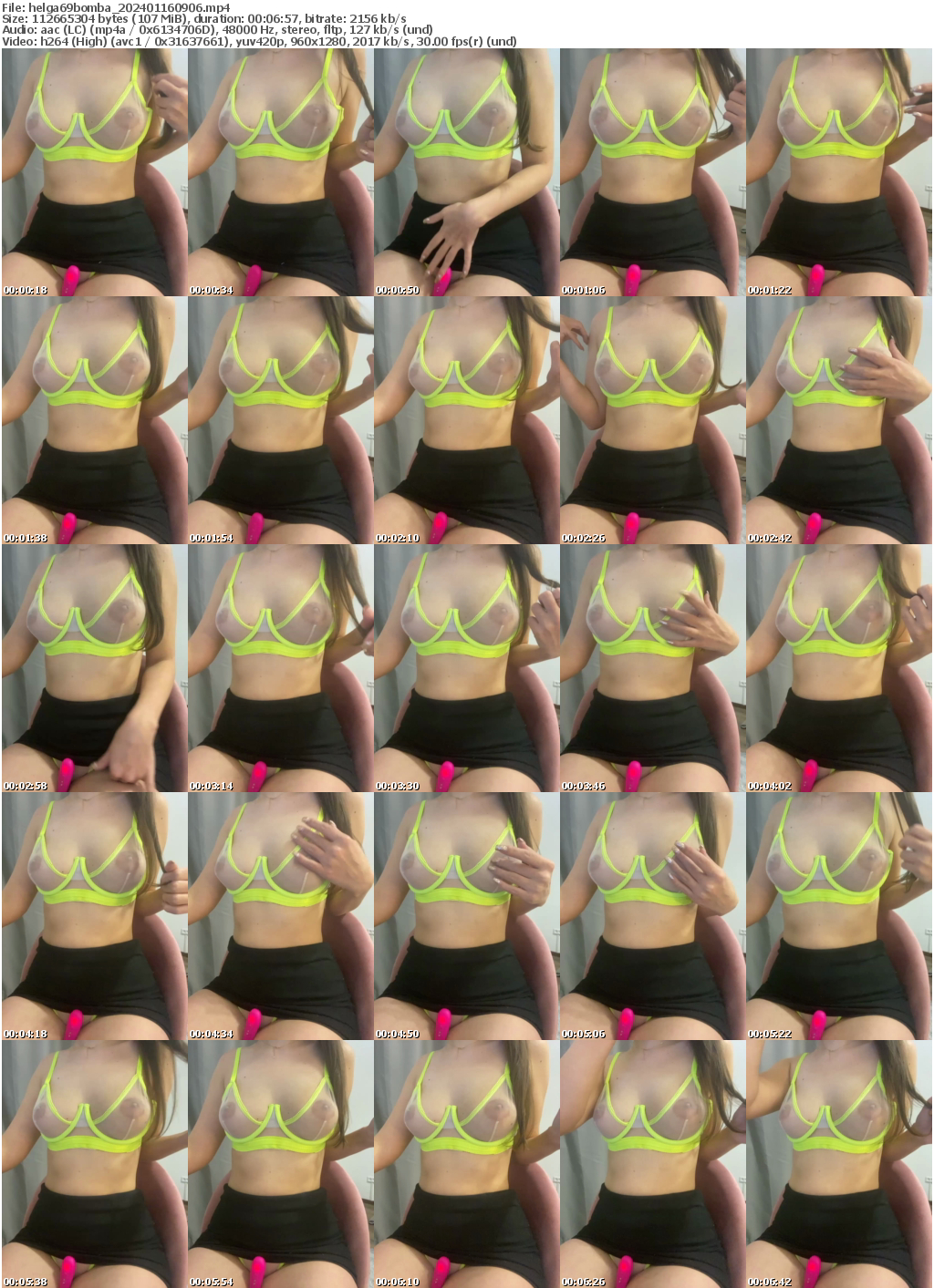 Preview thumb from helga69bomba on 2024-01-16 @ bongacams