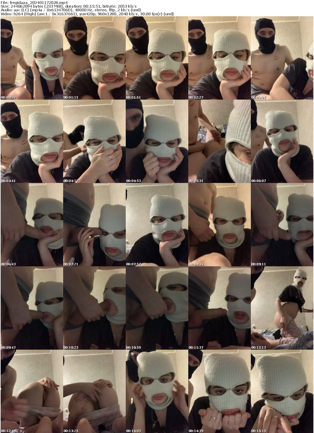 Preview thumb from fregidaaa on 2024-01-17 @ bongacams