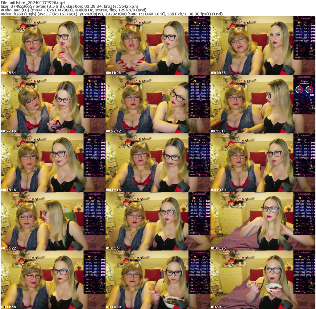 Preview thumb from milfsfire on 2024-01-17 @ bongacams