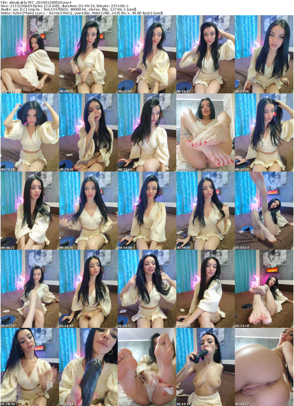 Preview thumb from alinakukla787 on 2024-01-18 @ bongacams