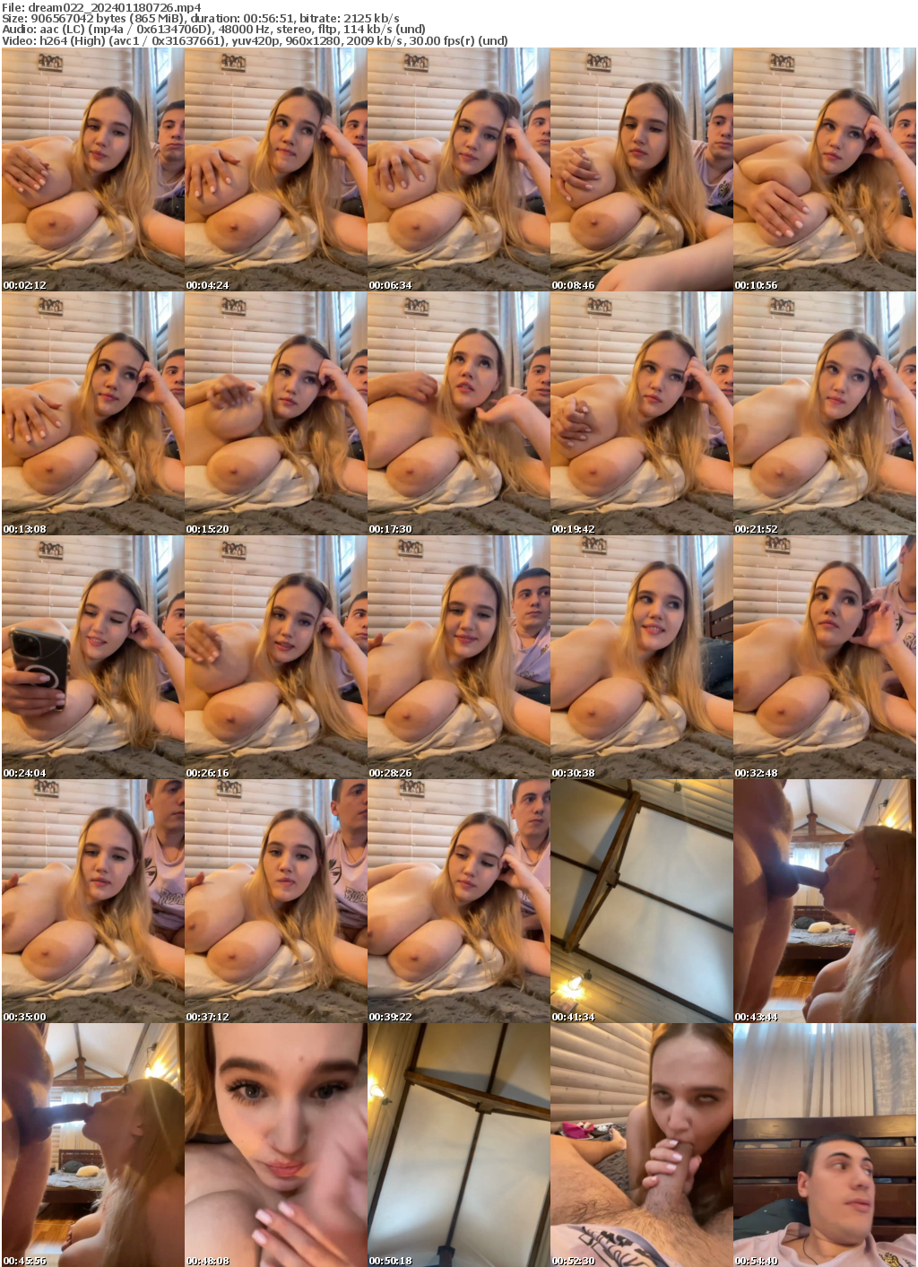 Preview thumb from dream022 on 2024-01-18 @ bongacams