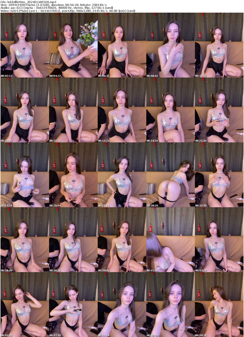 Preview thumb from lekfullkitten on 2024-01-18 @ bongacams